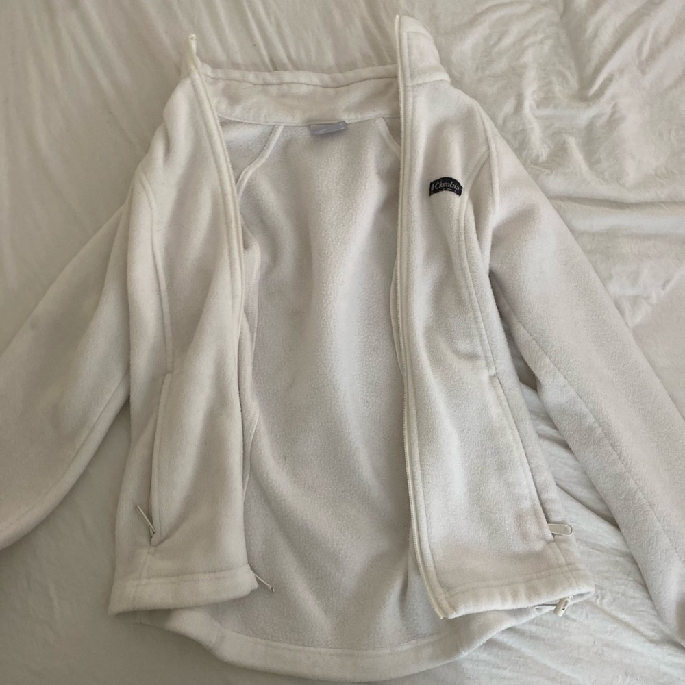 White Columbia Sweater